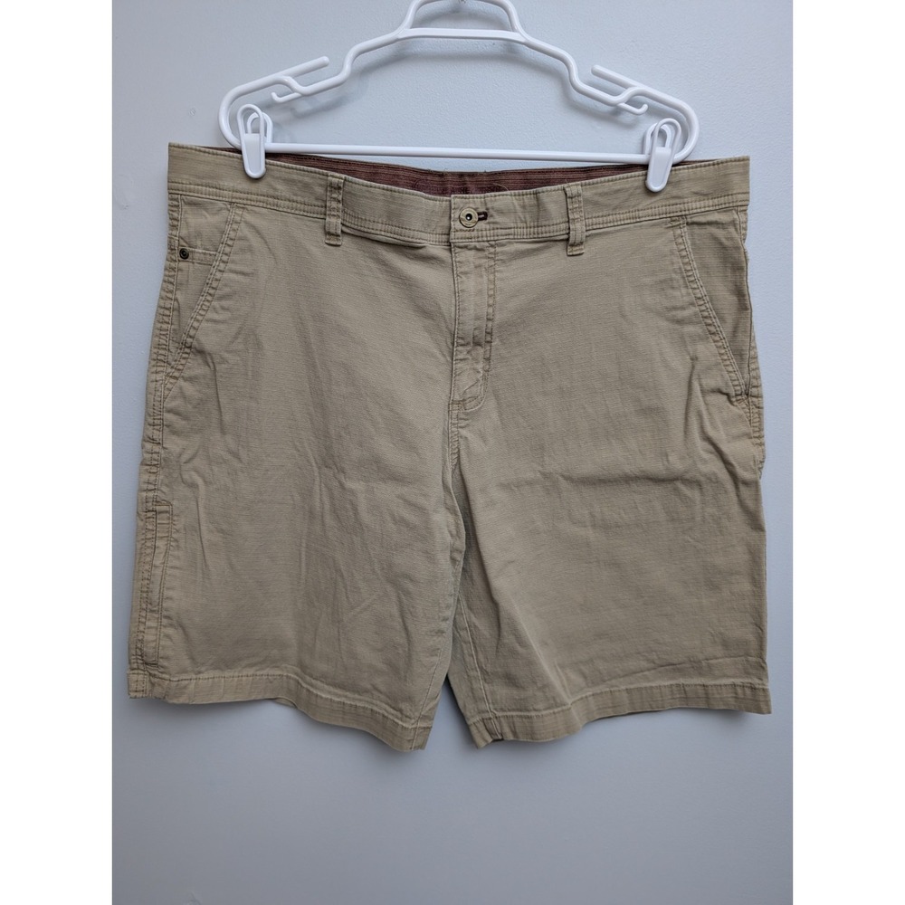 X4 Mens WP Weatherproof Tan Cargo Shorts Size 40
